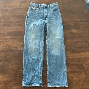 Madewell “the perfect vintage straight jean”